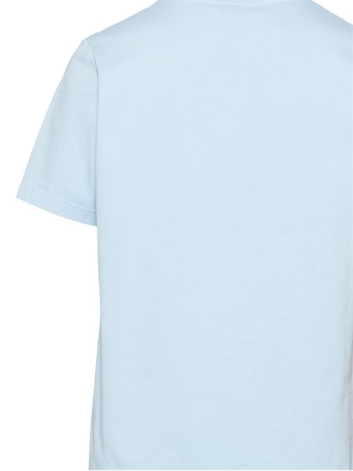 Sky blue logo print t-shirt CASABLANCA | UMPS25JTS00109METAPHYSICAL TENNIS ICON